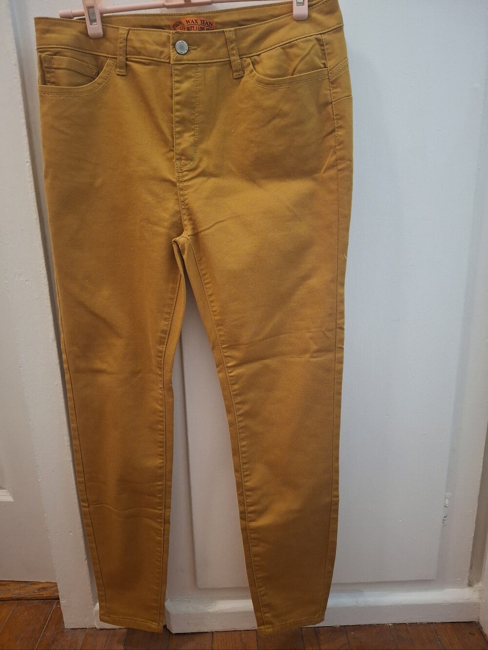 Wax Jean Women's Mustard Yellow Skinny Jeans